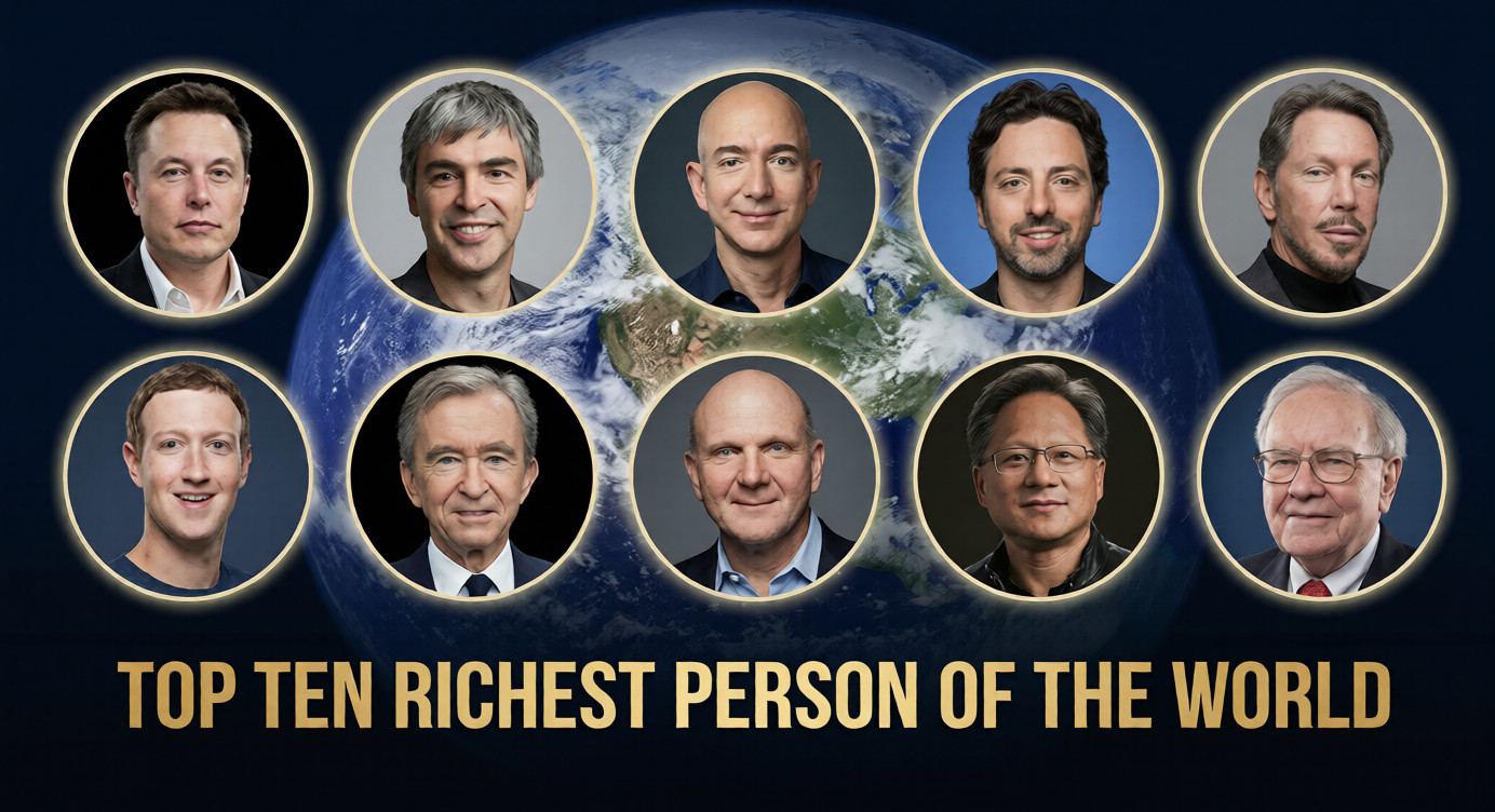 Top 10 Richest People of World in 2026 (Updated)